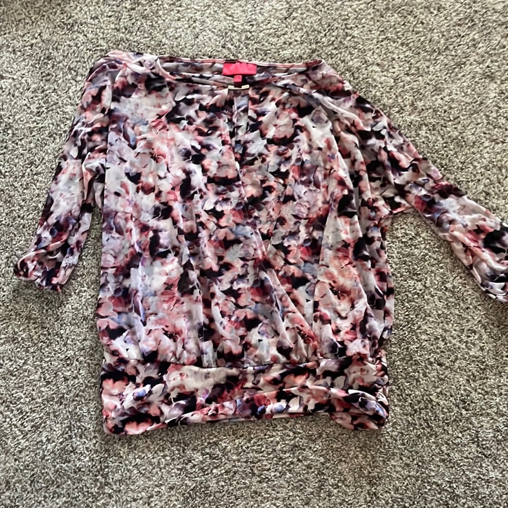 Floral Sheer Fancy Women’s Blouse
